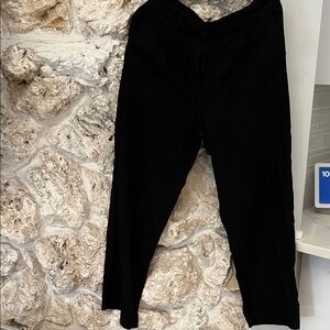 Old Navy Women's Classic Black Wide Leg Linen Pants